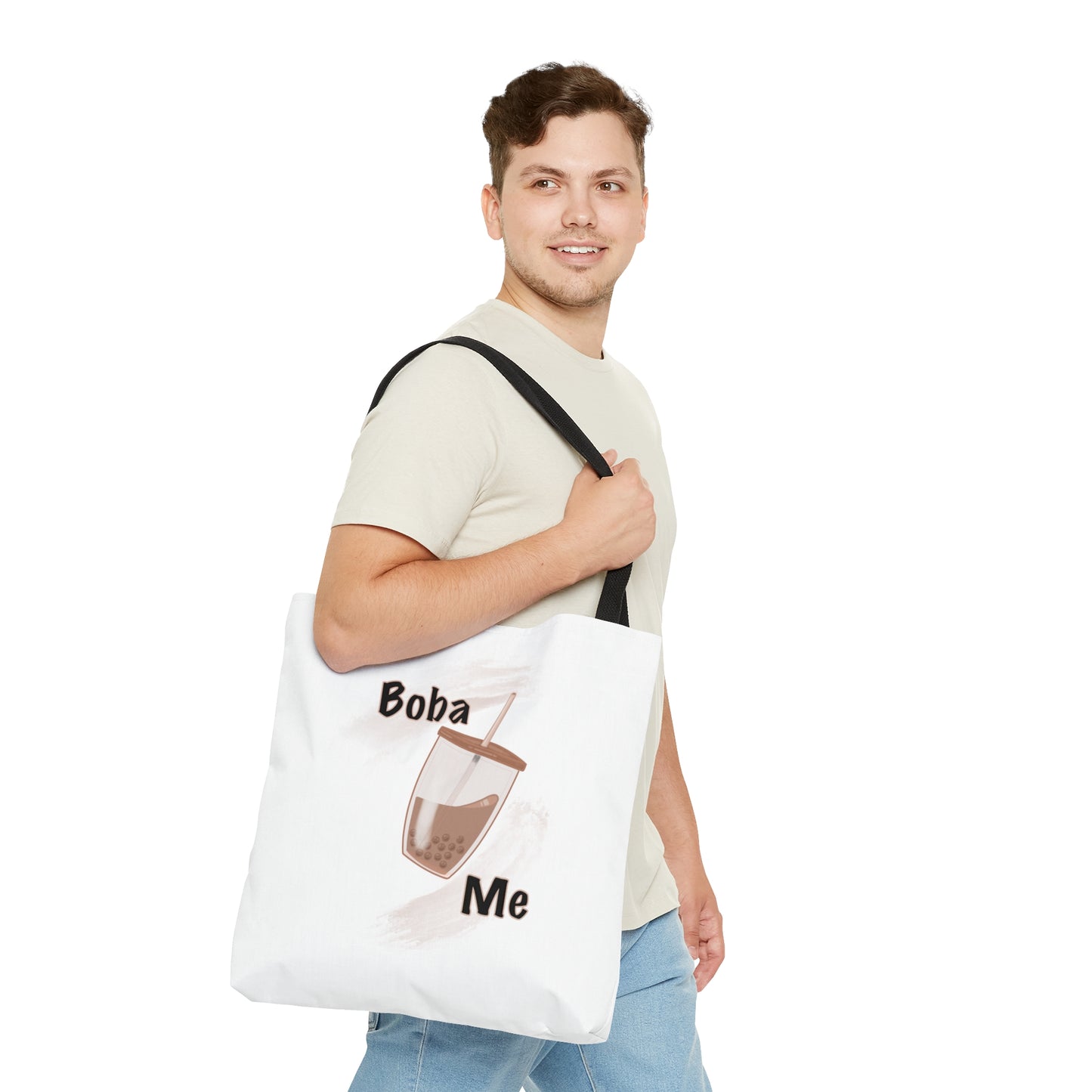 “Boba Me” Tote Bag (AOP)