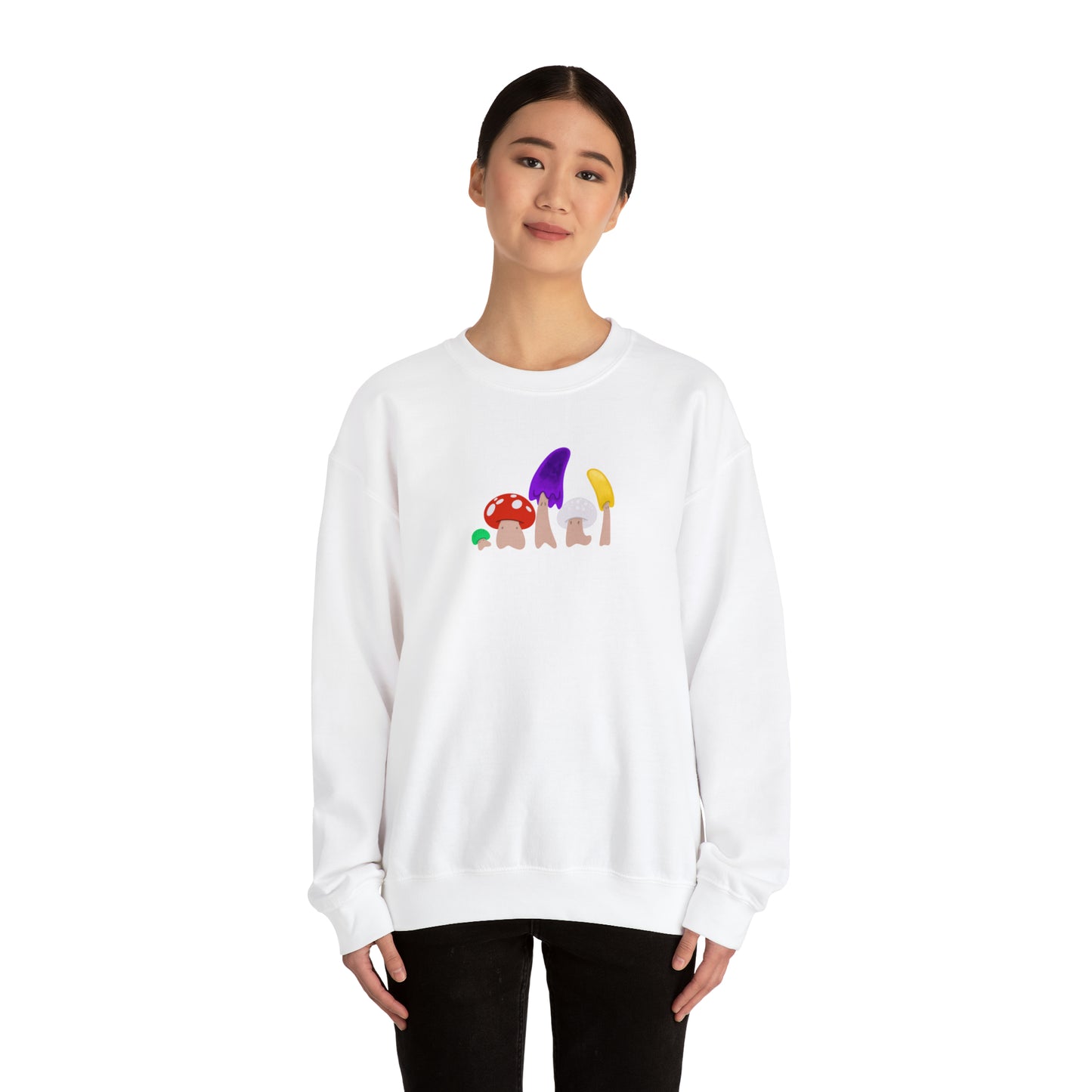 Cute mushrooms Unisex Heavy Blend™ Crewneck Sweatshirt