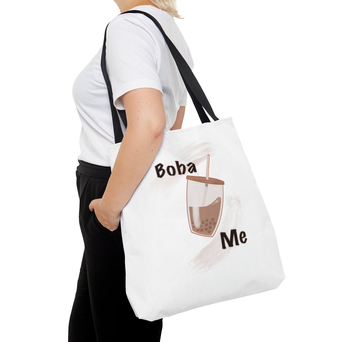 “Boba Me” Tote Bag (AOP)