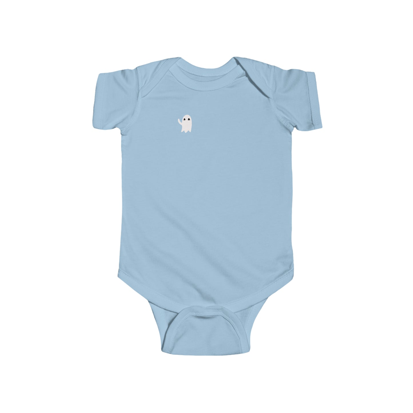 Infant Fine Jersey Onesie Featuring Waving Ghost