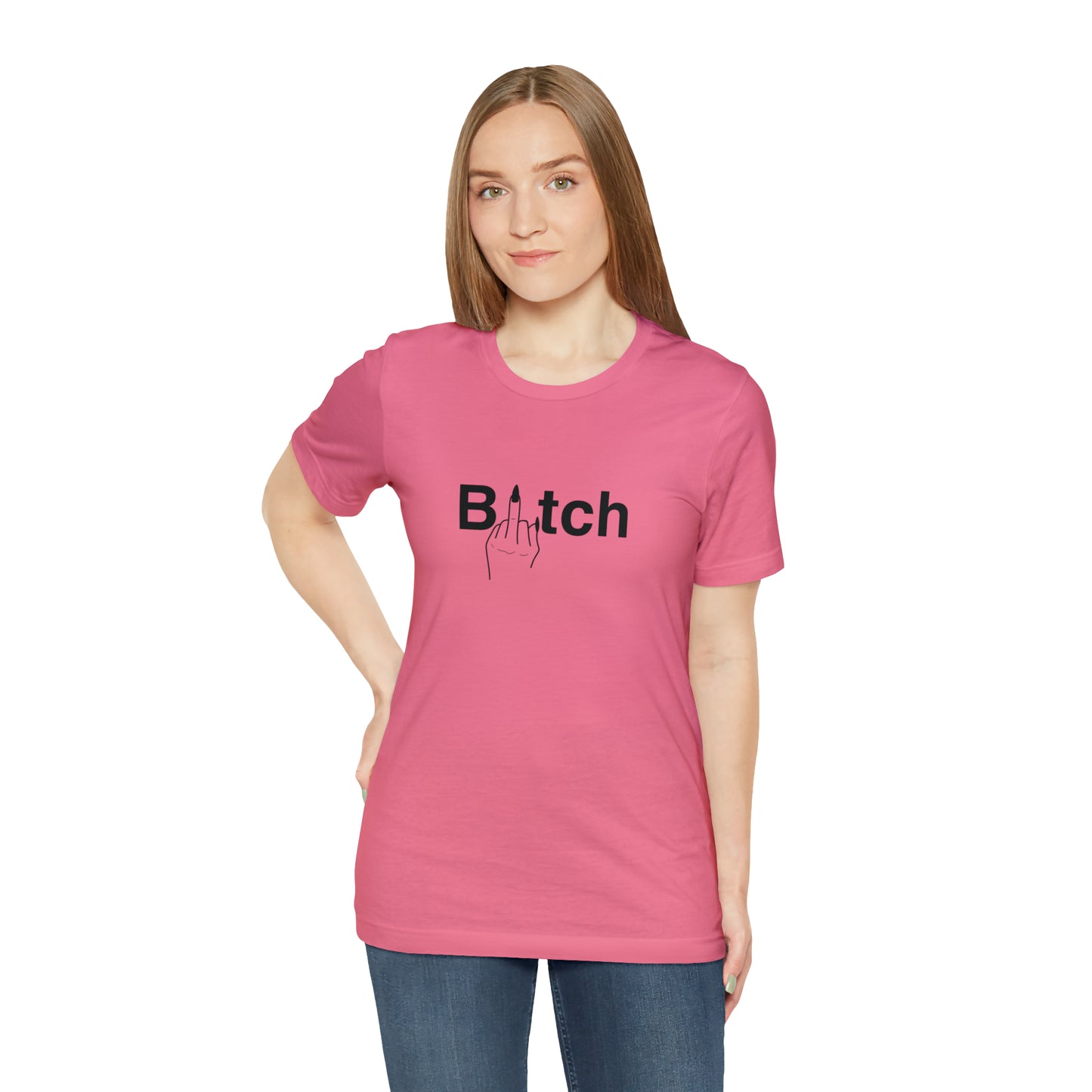 “B*tch” Unisex Jersey Short Sleeve Tee