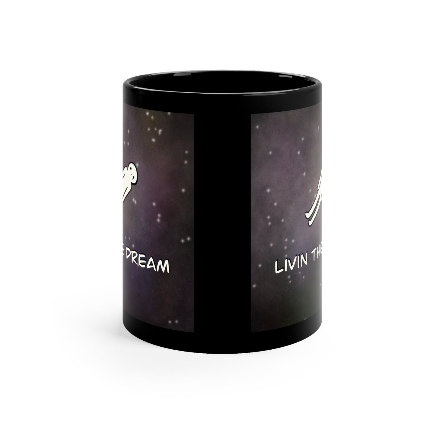 11oz “Livin The Dream” Black Mug