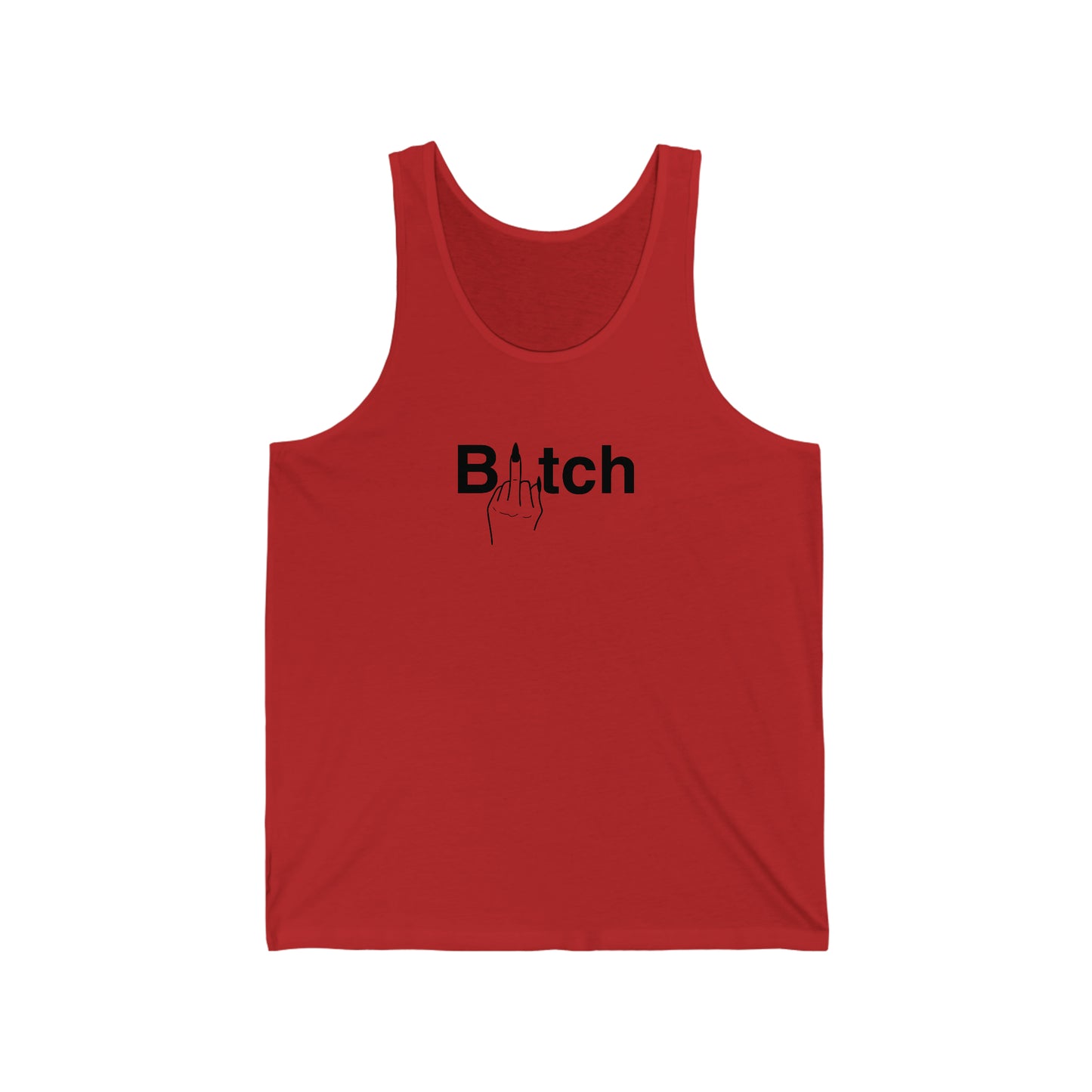 “B*tch” Unisex Jersey Tank